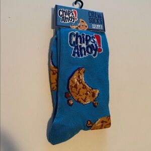 Chips Ahoy! Blue Crew Socks